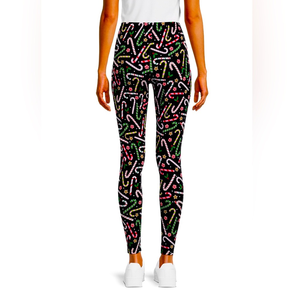 No Boundaries Juniors Holiday Print Leggings